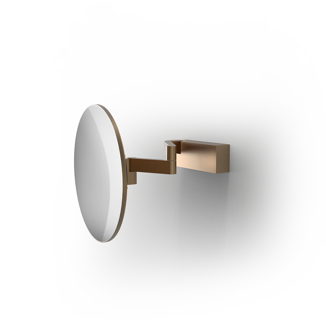 DW VISION R UNLIT 5X Cosmetic mirror - Copper Matte PVD
