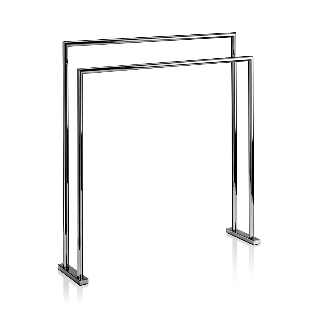 DW HT 5 Towel stand Black Chrome PVD