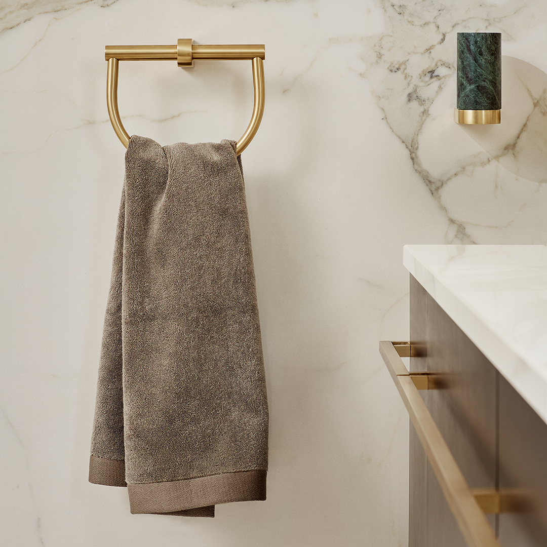 DW CENTURY HTR Towel ring - Gold Matte 24 Carat