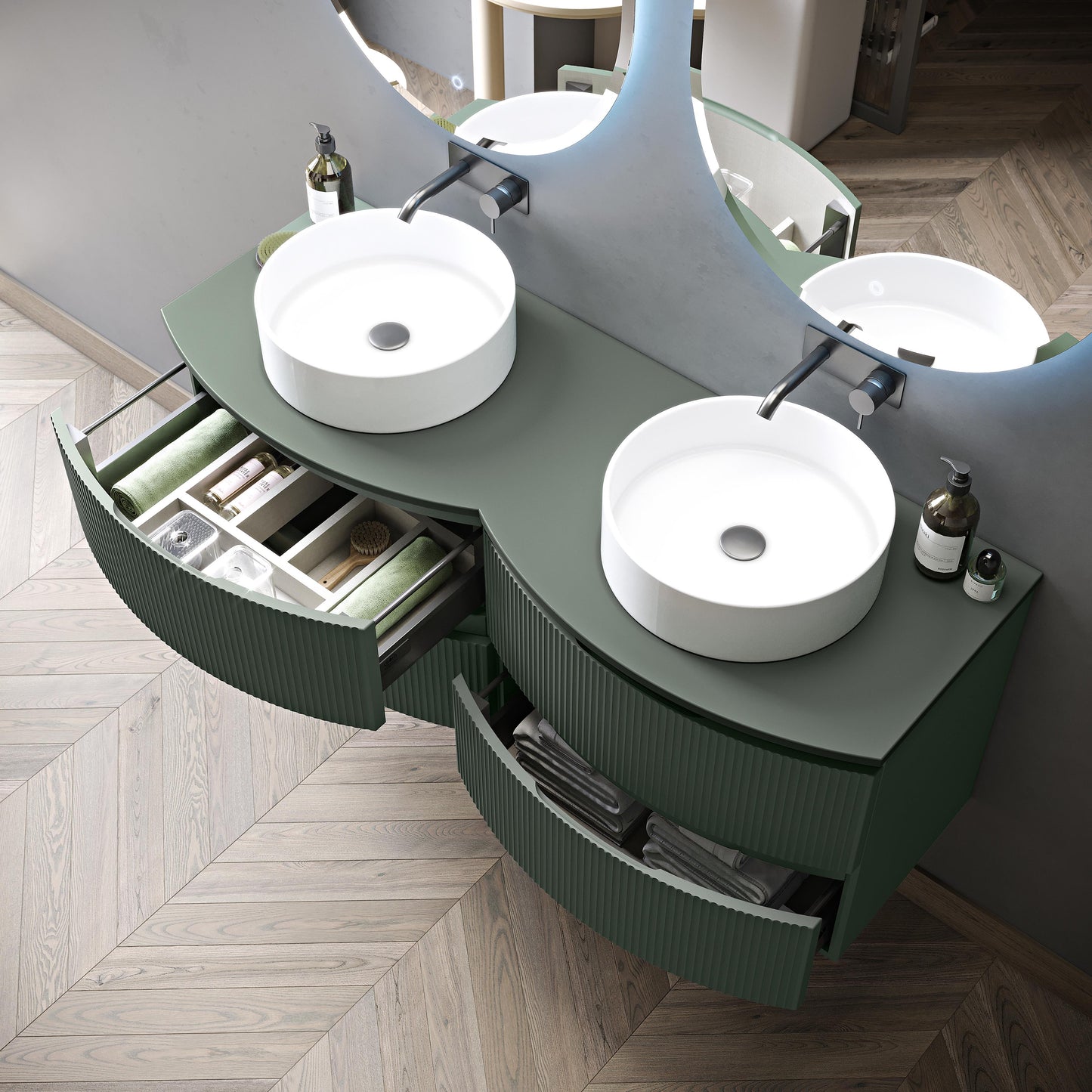 BH Vague/Olimpia Countertop Wood 28"