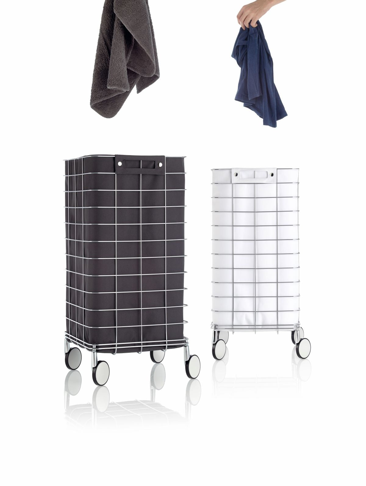 DW WR 1 Laundry trolley - Chrome / White