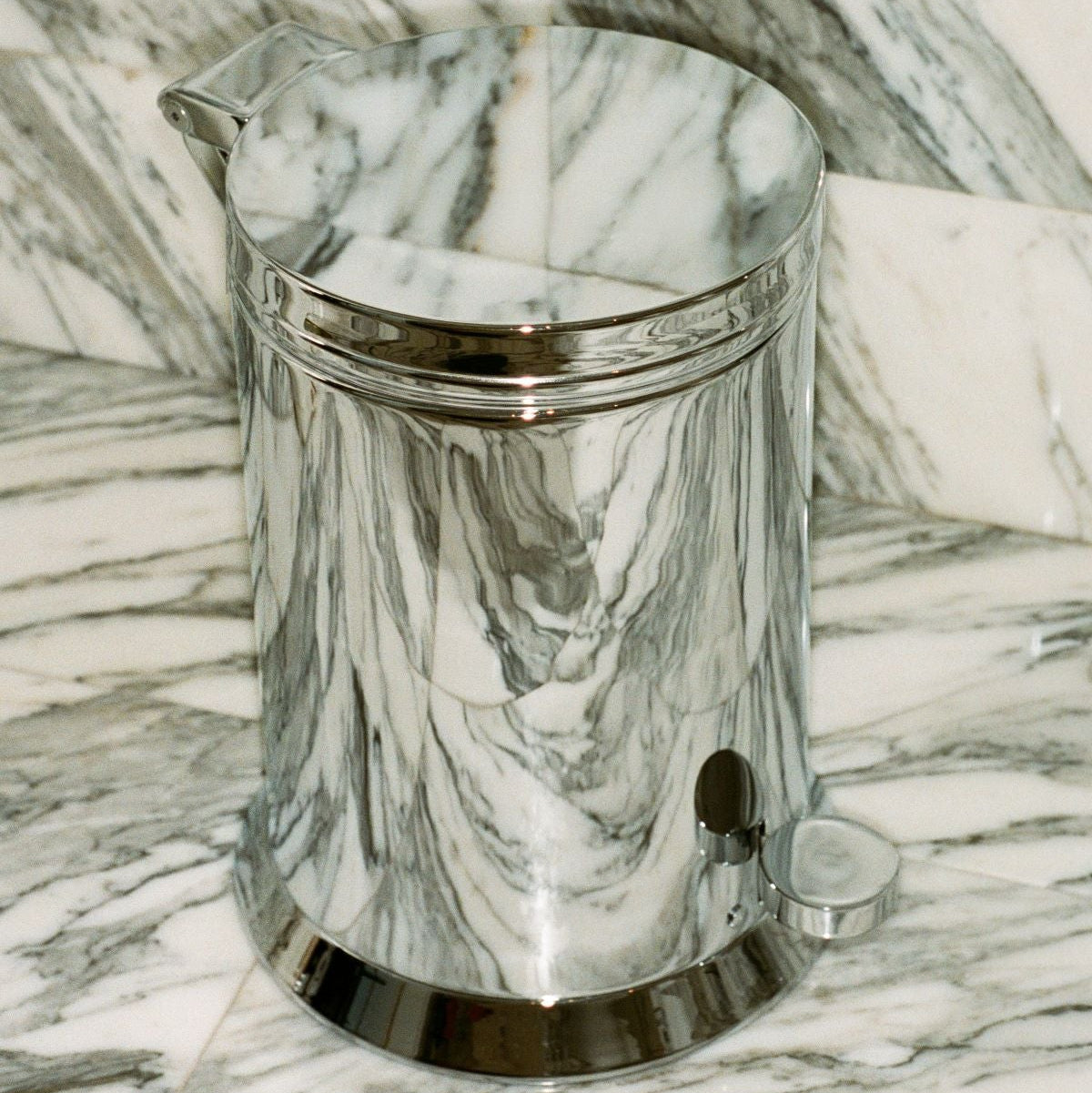 DW TE 38 Pedal bin with Soft Close - Chrome