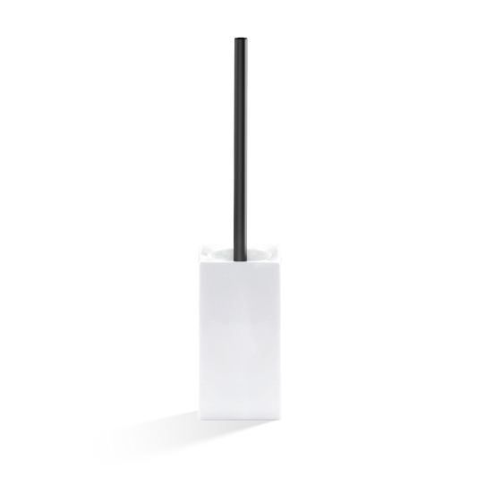 DW DW 6200 Toilet brush set porcelain White / Black Matte