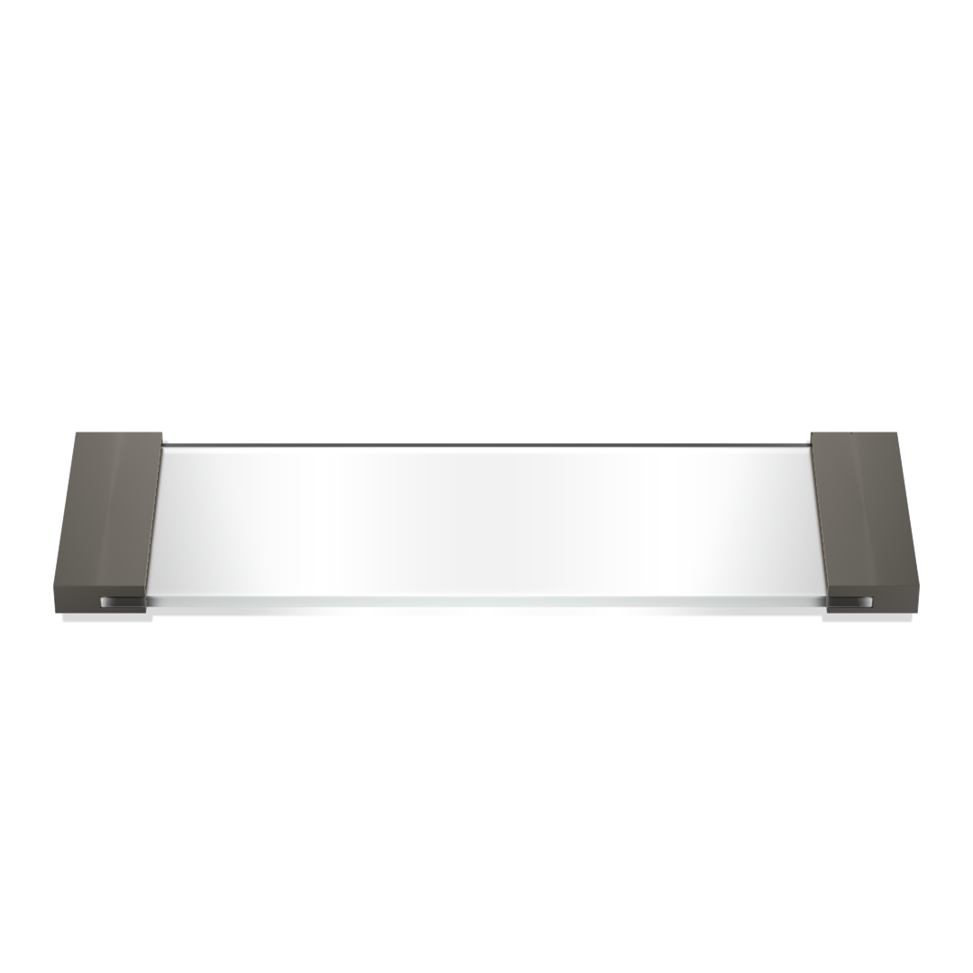 DW TAB 34 Tray small - Dark Metal Matte / clear glass