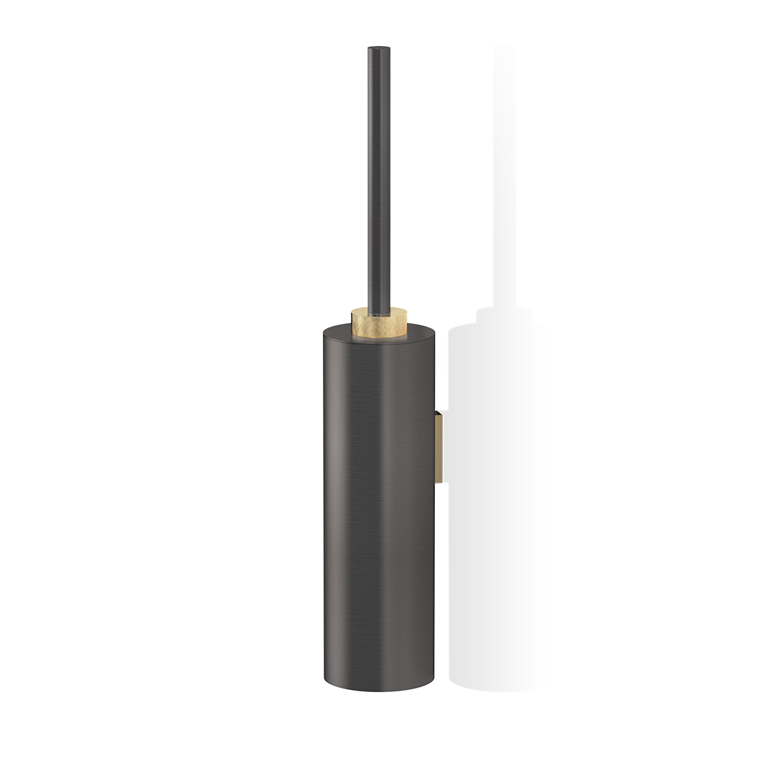 DW CLUB WBG Toilet brush set - WM Dark Metal Matte / Gold Matte 24 Carat