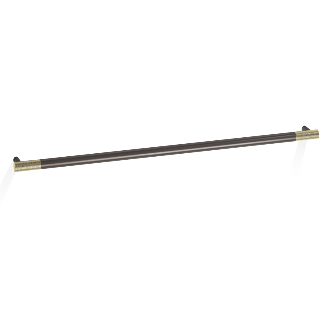DW CLUB HTE80 Towel rail Dark Metal Matte / Gold Matte 24 Carat