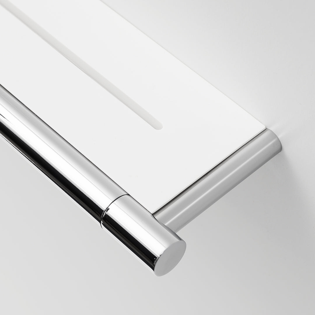 DW BAR DA shower tray - Chrome, Shelf White