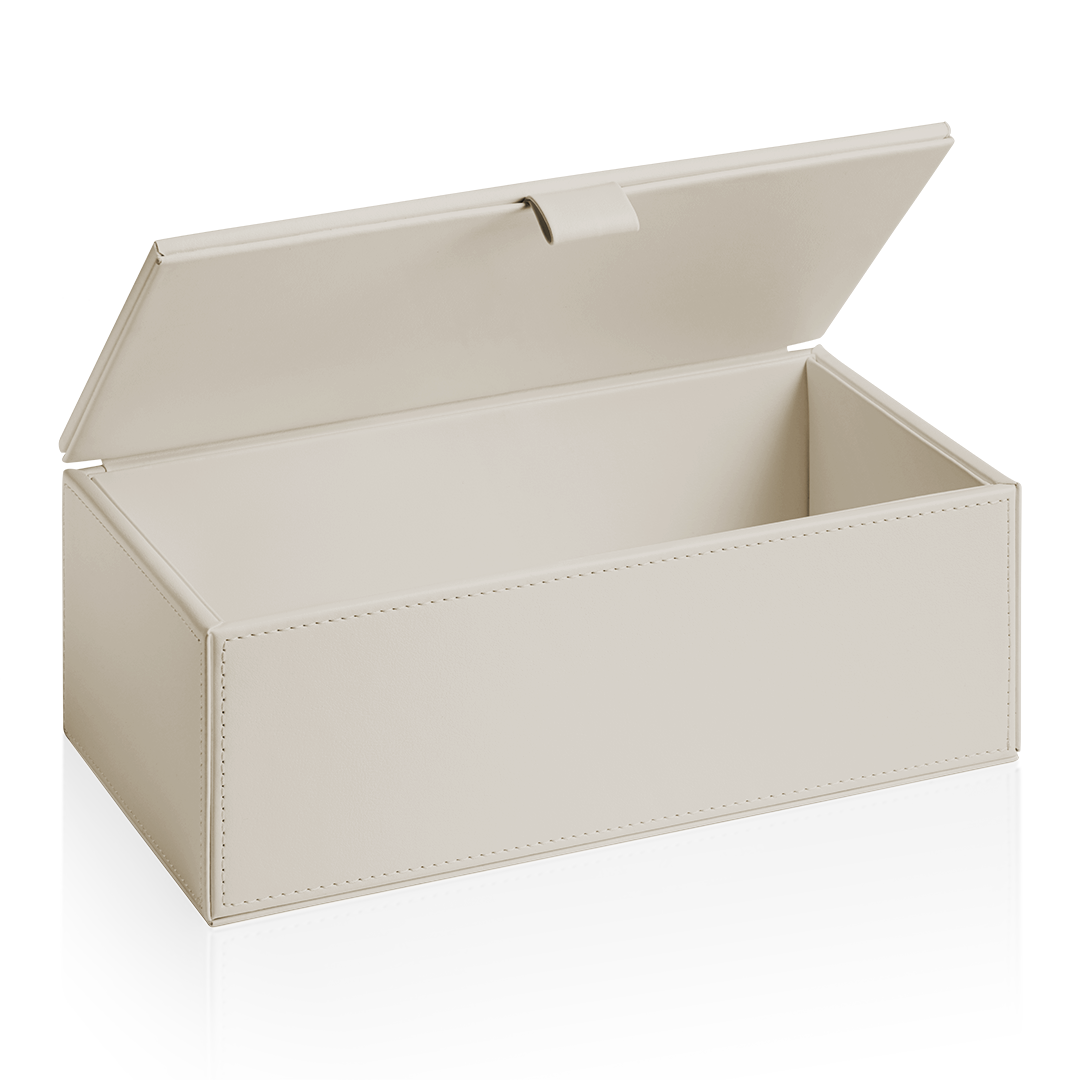 DW BROWNIE BMD2 Utensil box big with cover Vegan Leather Sand