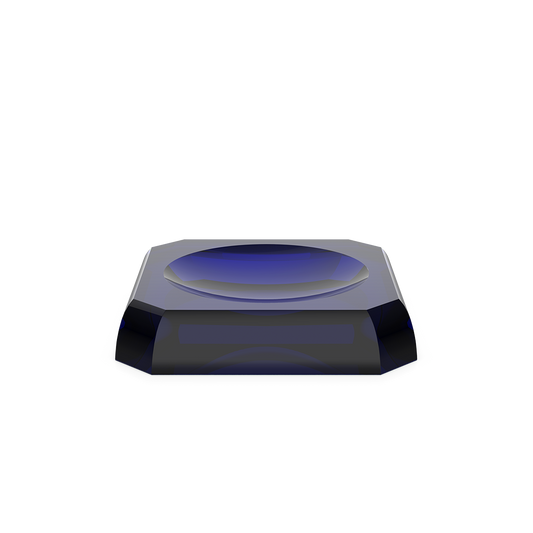 DW KR STS KRISTALL Soap dish - Capri Blue