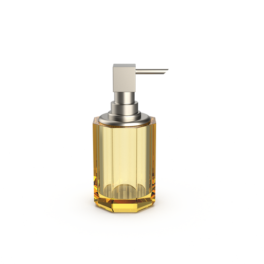 DW  KR SSP 2  KRISTALL Soap dispenser Amber / Nickel Satin