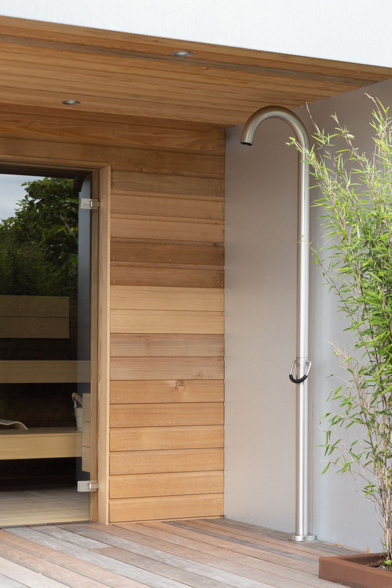 JEE-O Original Shower 01 Freestanding Shower Faucet - Stainless Steel Brushed