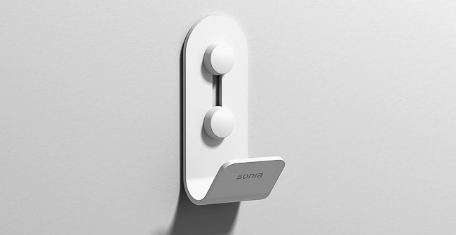 SONIA -QUICK ROBE HOOK BLACK
