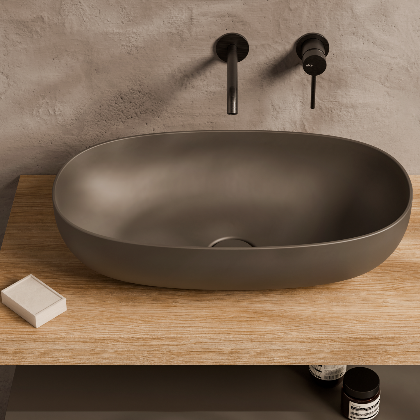 ALICE FORM Basin 24"x 15" H15
