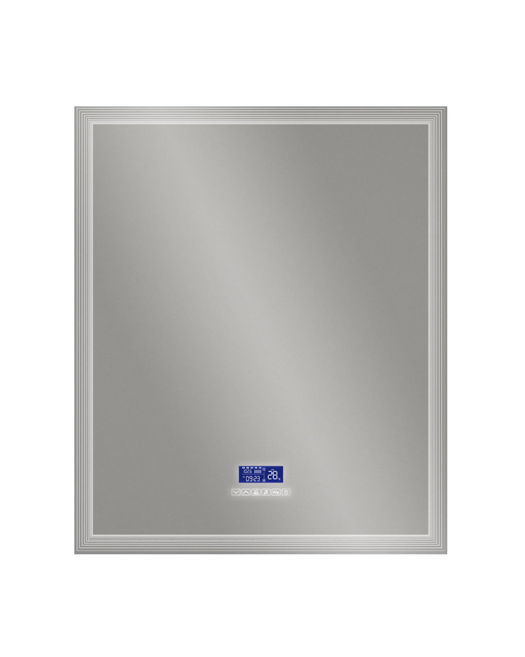 BH Mirror Space with Laser Edge and Multi-media