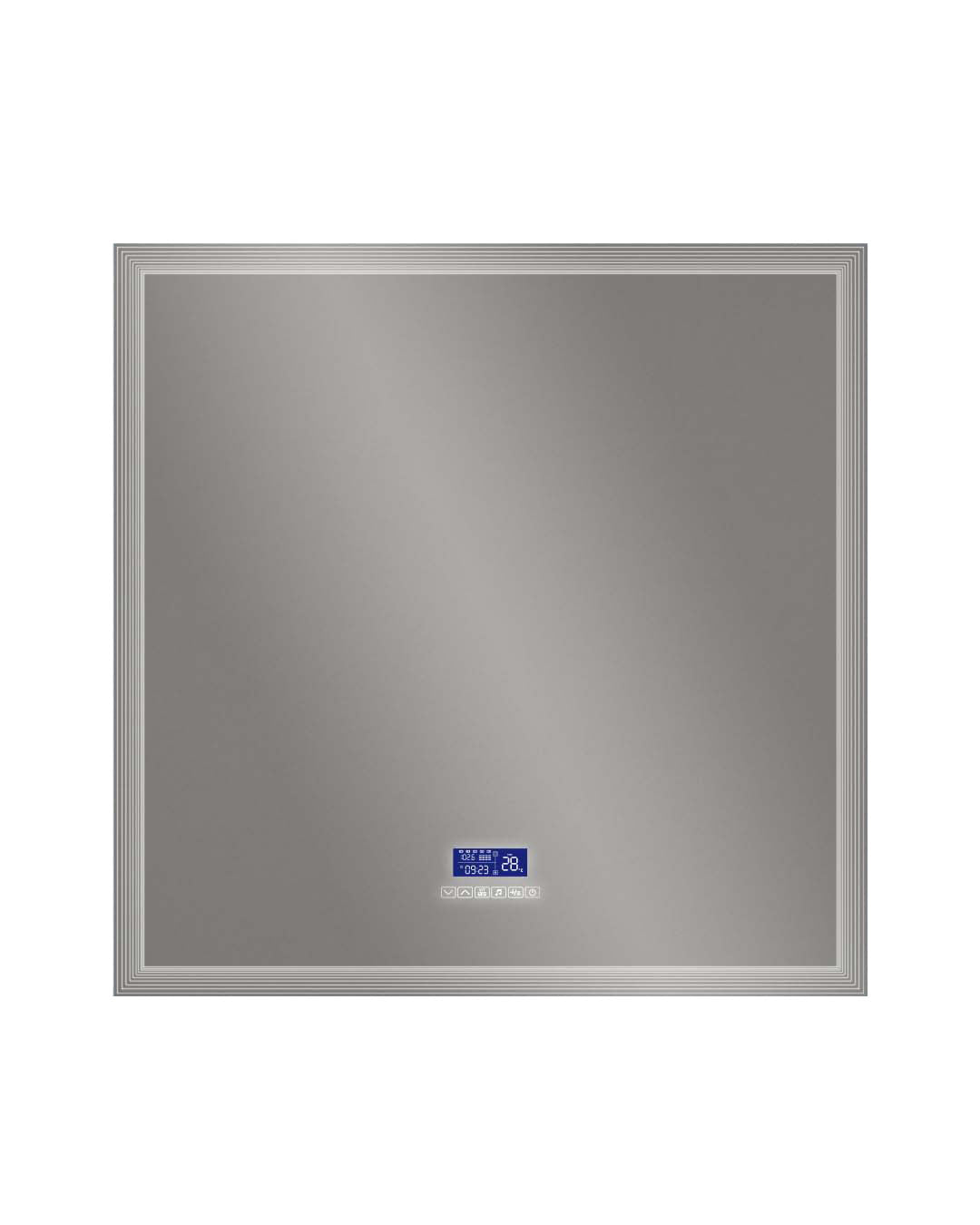 BH Mirror Space with Laser Edge and Multi-media