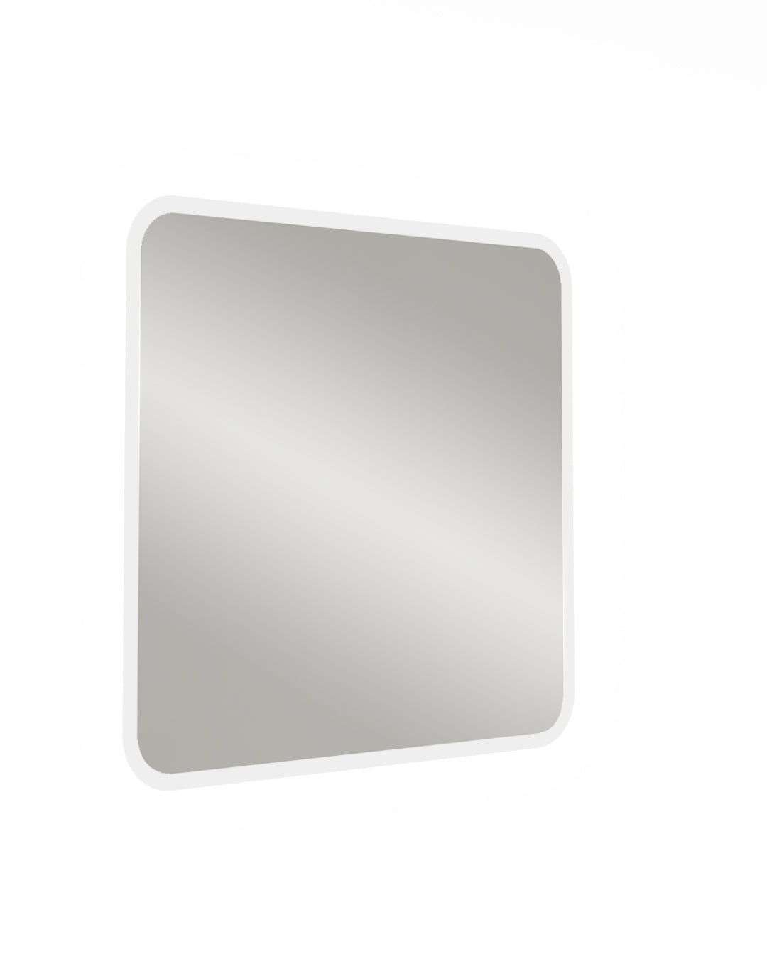BH Mirror Rectangle Wooden back, Sandblasted LED - Anti Steam