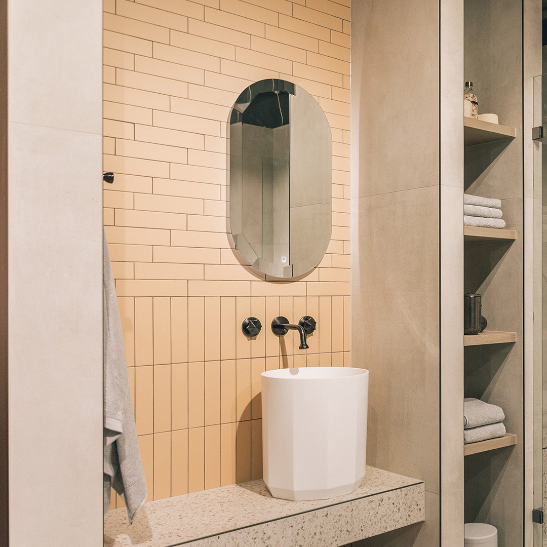 JEE-O Bloom Sink Floorstanding Matte White
