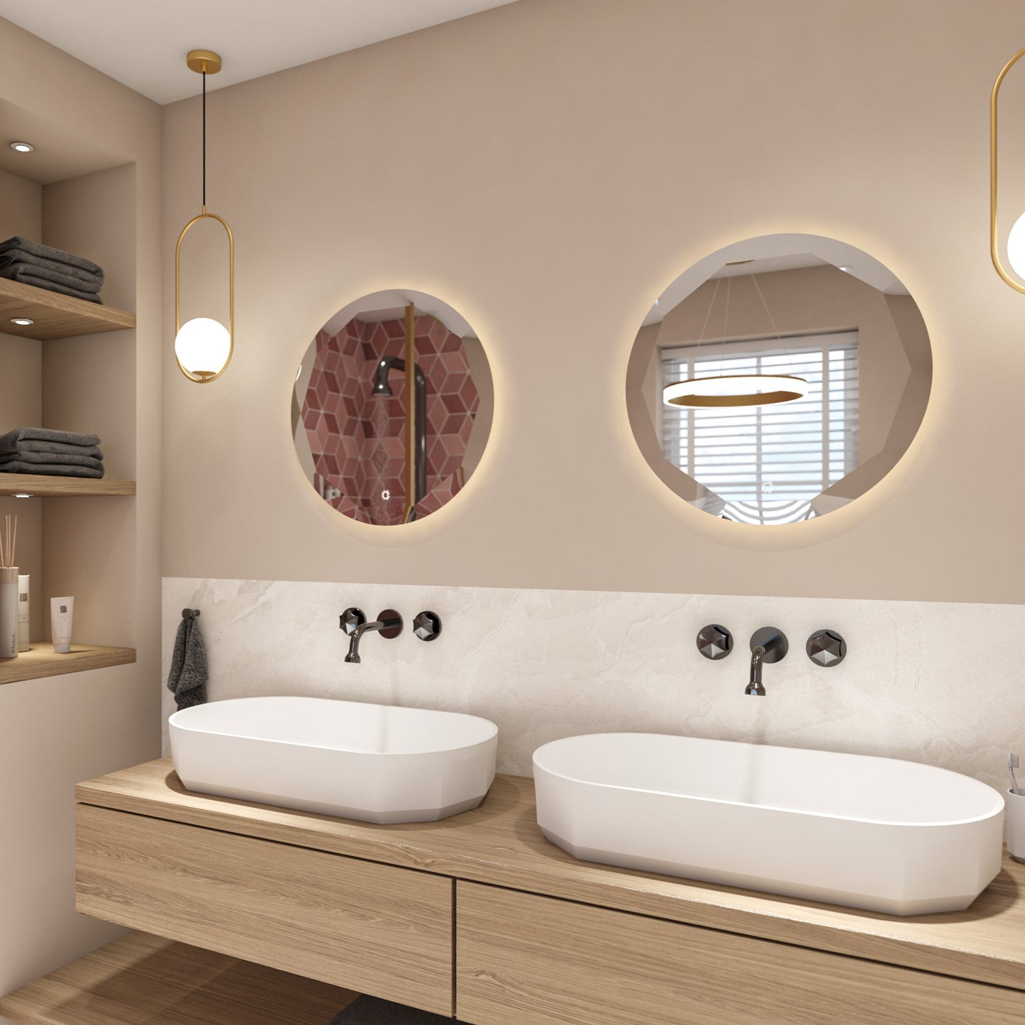 JEE-O Bloom Sink High top mounted Matte White