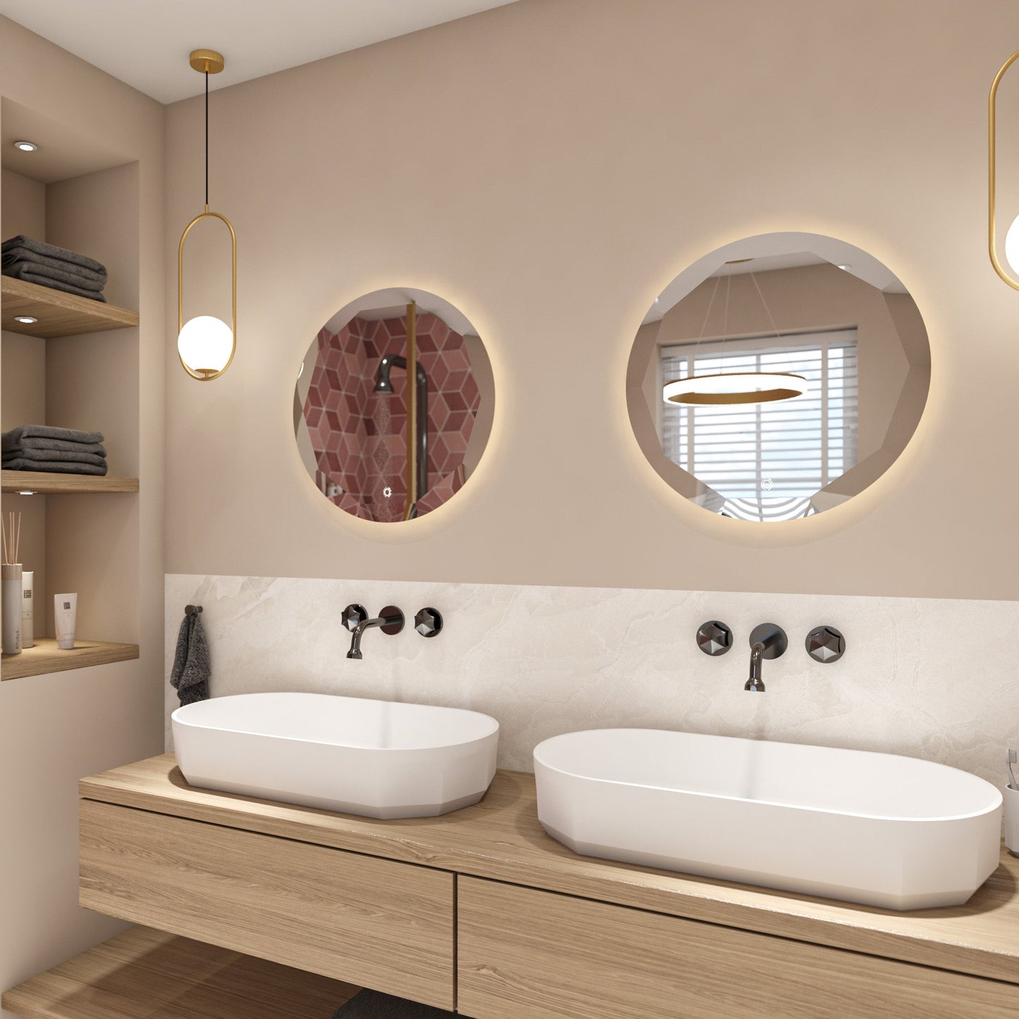 JEE-O Bloom Sink Low top mounted Matte White
