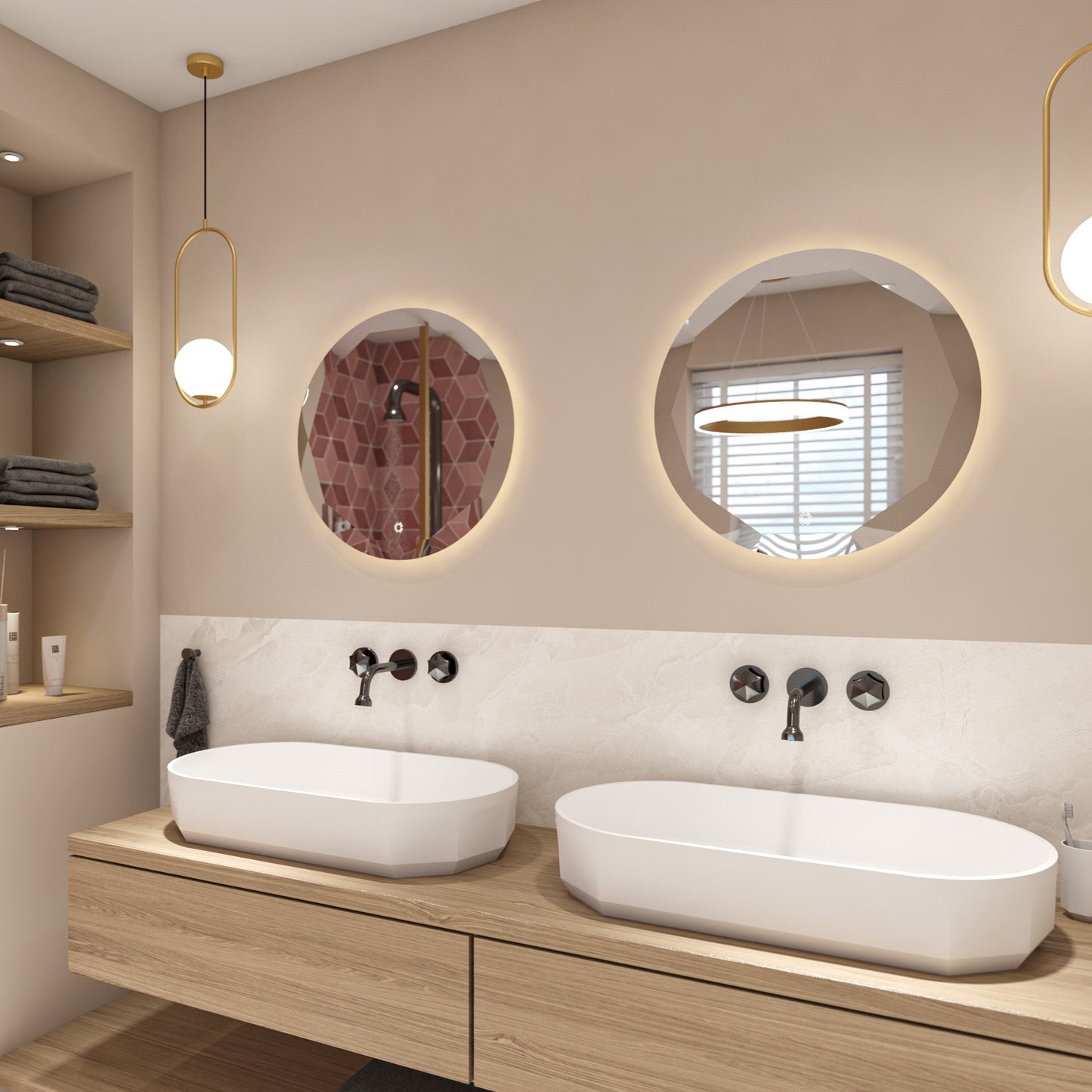 JEE-O Bloom Sink Floorstanding Matte White
