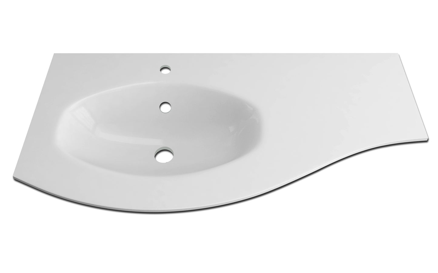 BH Resin Sting Washbasin White Gloss