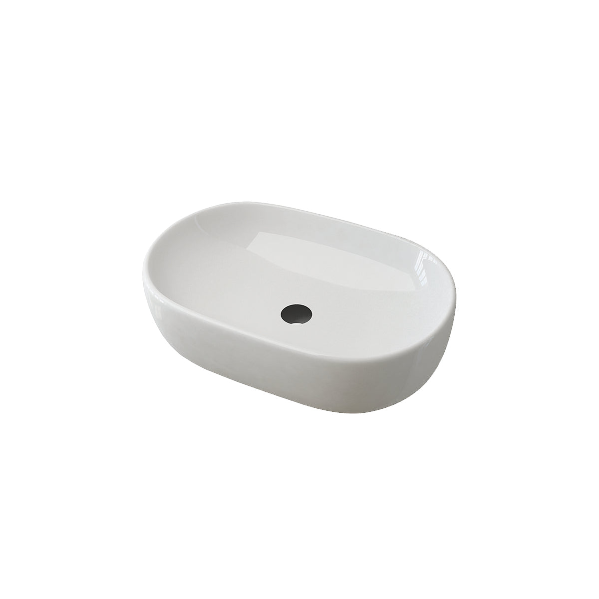 BH Countertop Washbasin Ceramic Glossy White