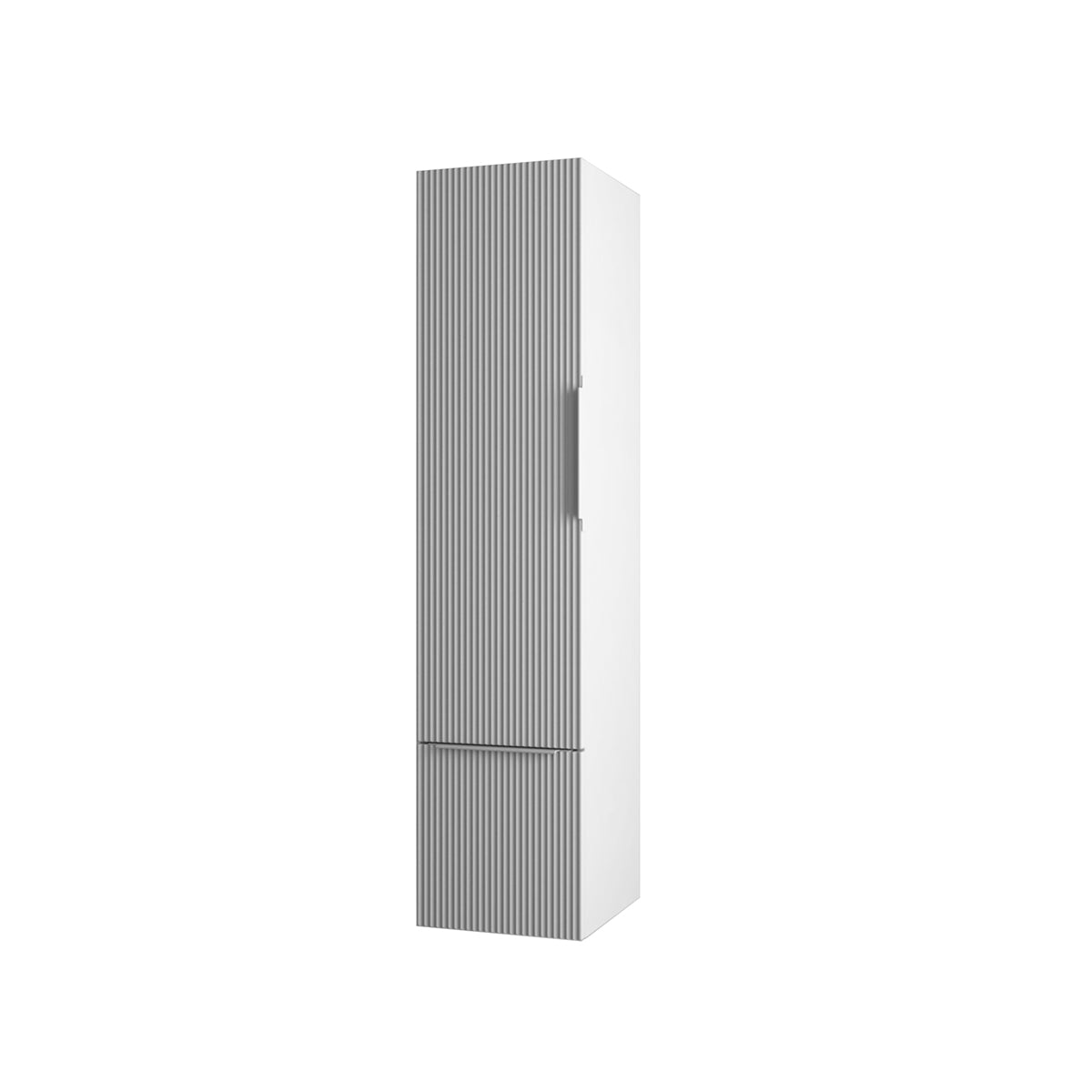 BH Premium Linen Cabinet 60" x 14" 1 door/1 drawer Fluted Front