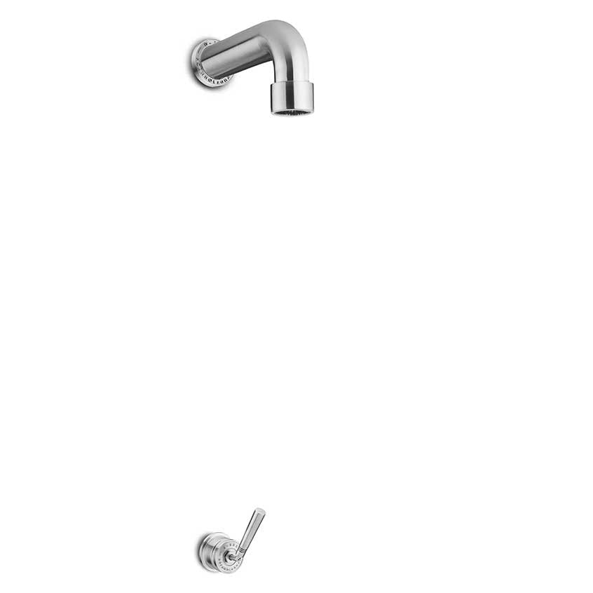 JEE-O Soho Shower Set 01 SS with wall shower, one way mixer, RAW