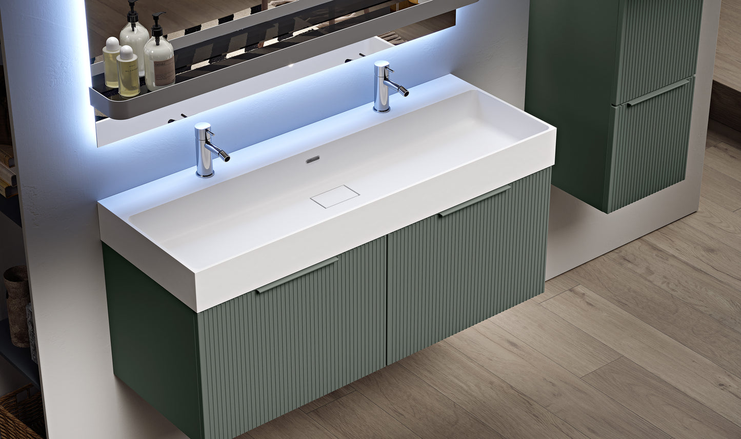 BH Premium Base Cabinet Tall (with Internal Drawer) Fluted Front