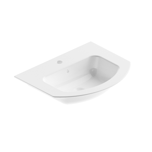 Berloni Mood Countertop Ceramic - White Gloss