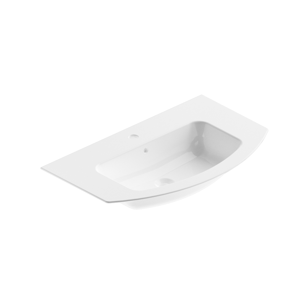 Berloni Mood Countertop Ceramic - White Gloss