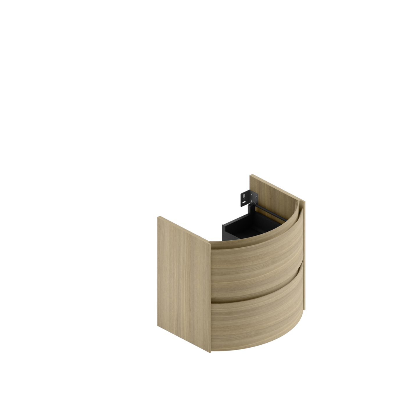 Berloni Way Round Base Cabinet 2 drawers (Blum System)