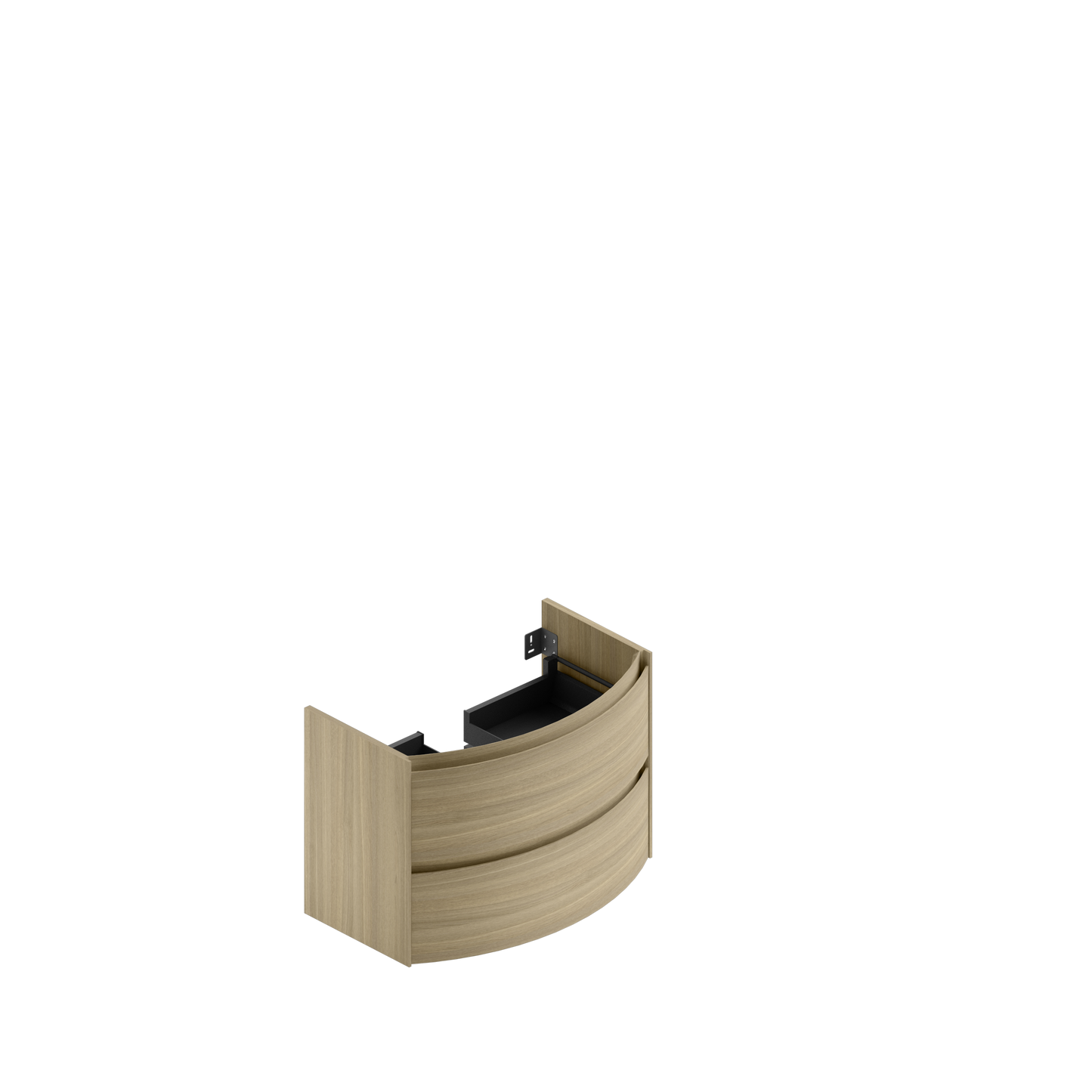 Berloni Way Round Base Cabinet 2 drawers (Blum System)