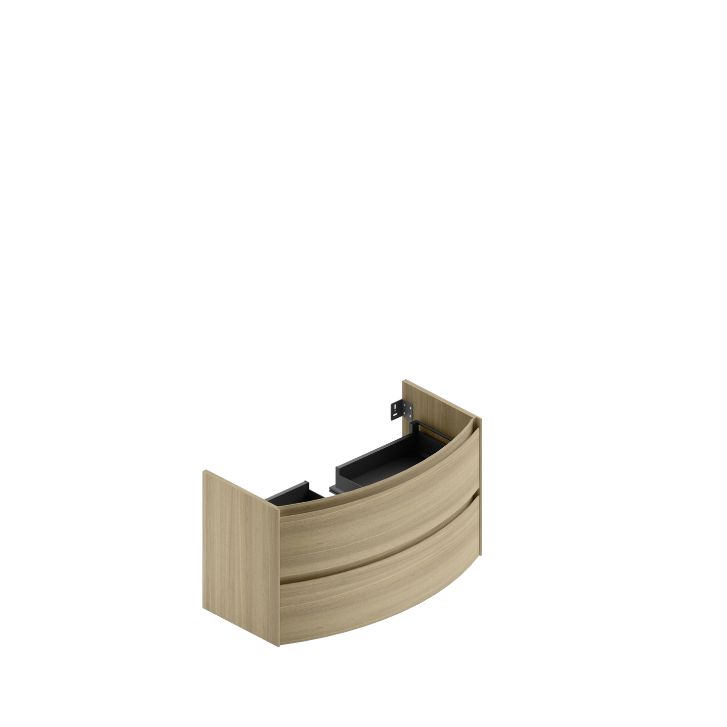 Berloni Way Round Base Cabinet 2 drawers (Blum System)