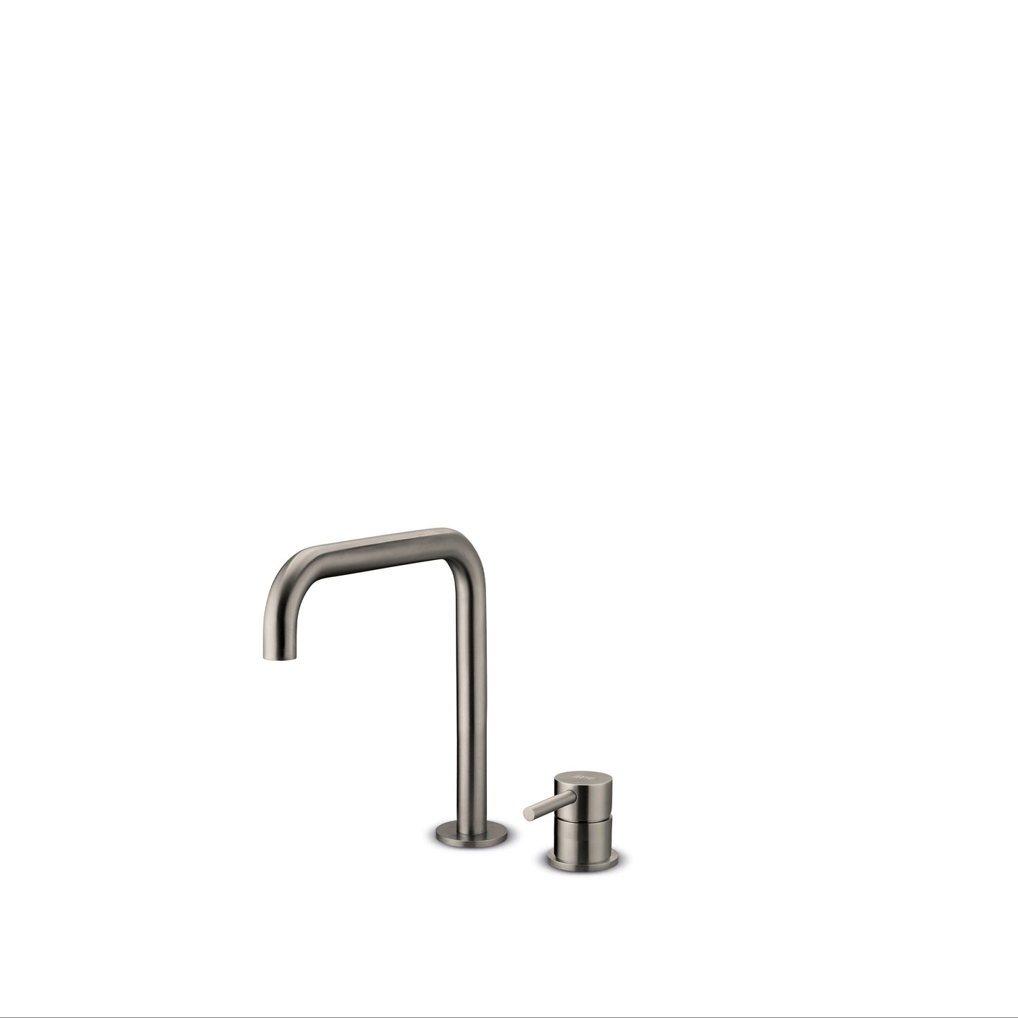 JEE-O Slimline Faucet 2 Hole Low Stainless Steel - Dark Steel