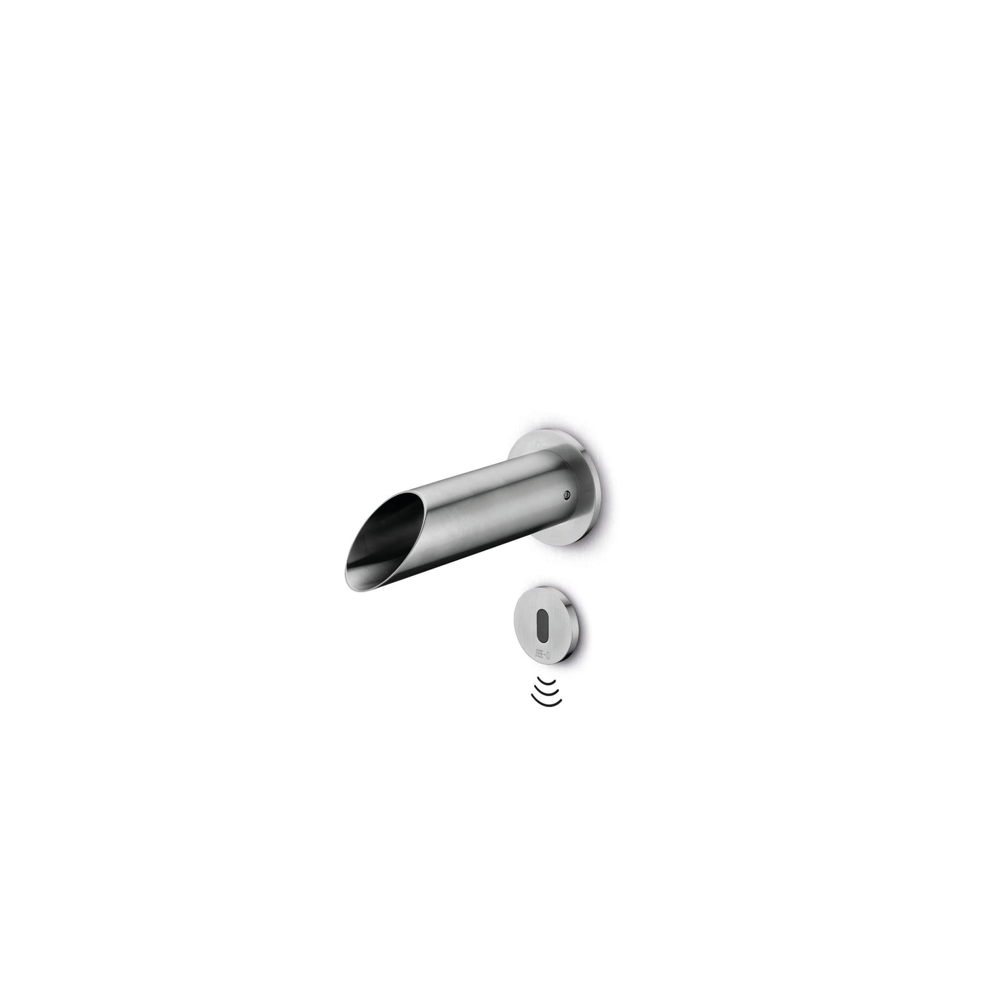 JEE-O Pure Basin Tap Wall Mounted Electronic Stainless Steel with infrared on/off sensor -Brushed
