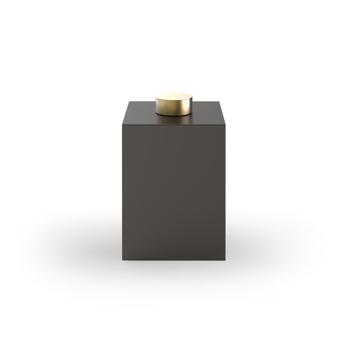 DW DW 76 N Paper bin with cover - Dark Bronze / Gold Matte 24 Carat