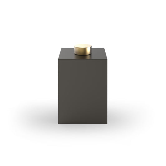 DW DW 76 N  Paper bin with cover - Dark Bronze / Gold Matte 24 Carat