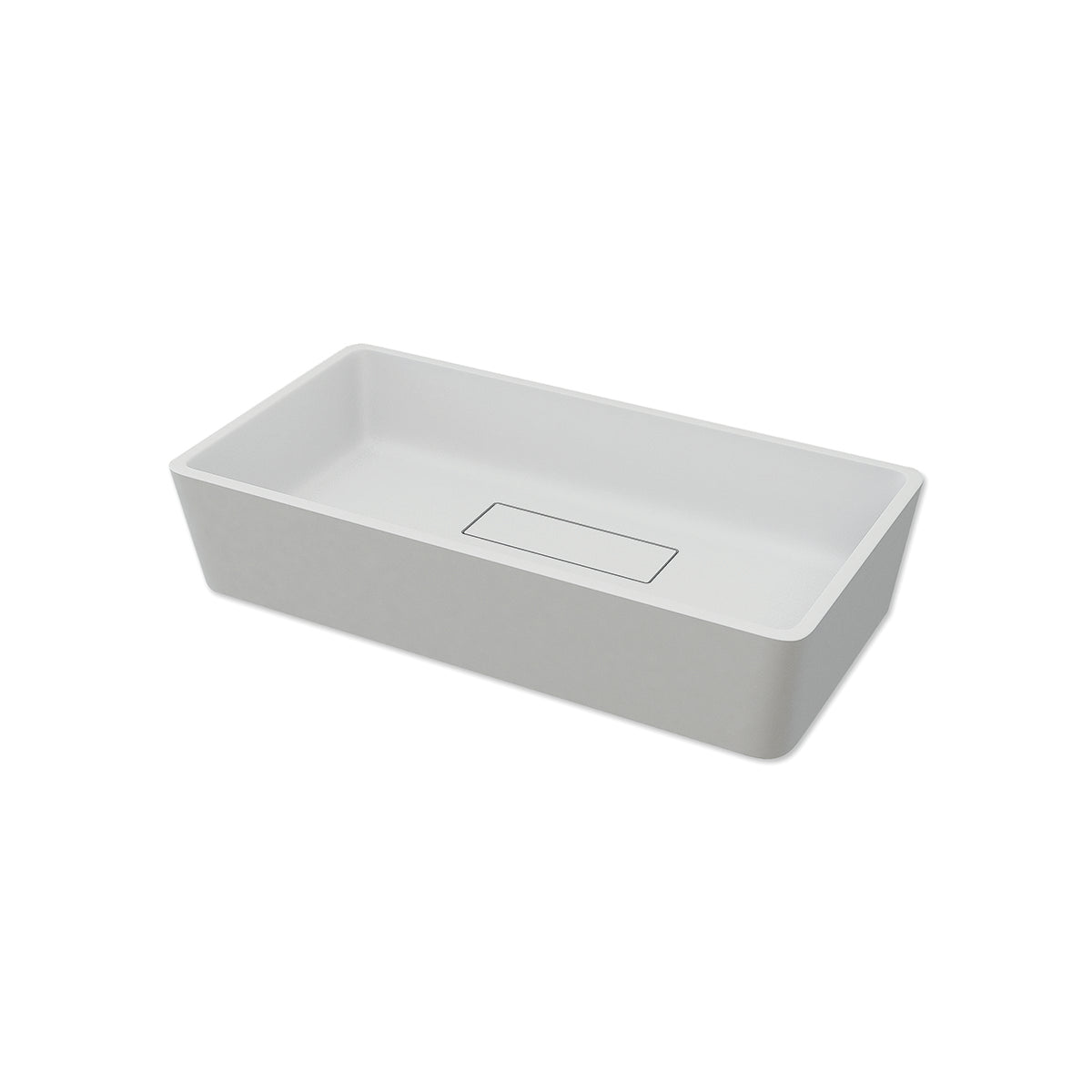 BH Sink Solid Surface Countertop Basin 25"