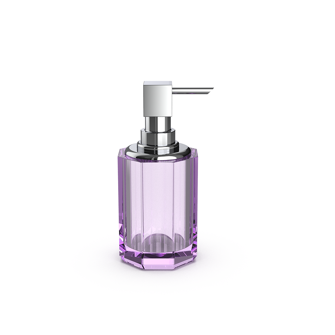DW KR SSP 2 KRISTALL Soap dispenser Violet / Chrome