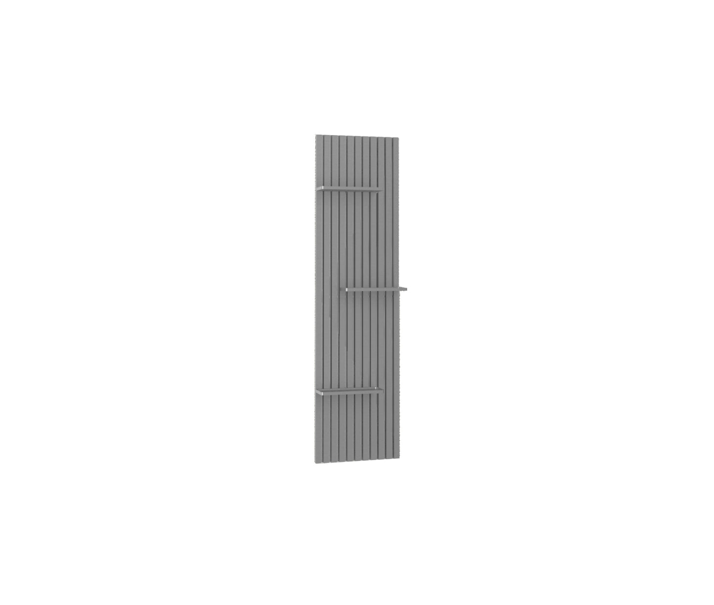 BH Aluminium Panel with Adjustable Shelves Tall