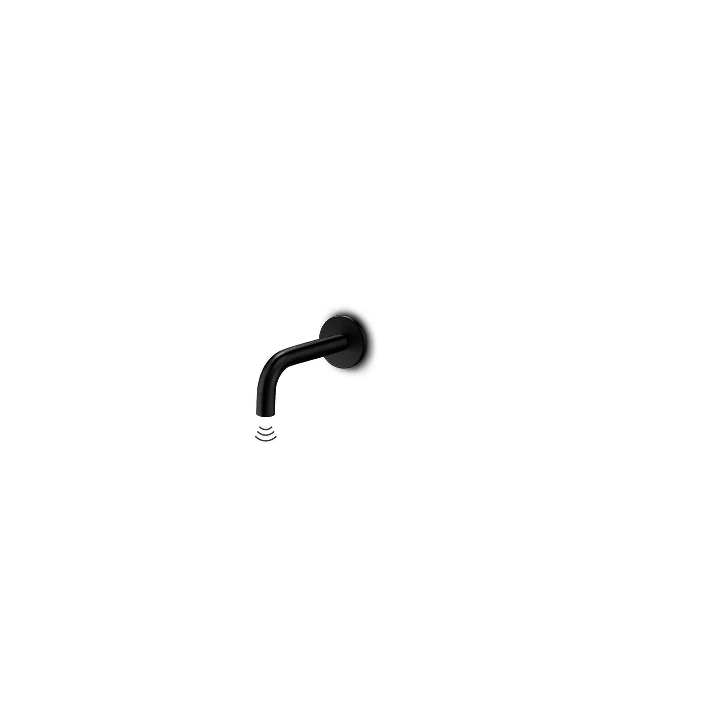 JEE-O Slimline touchless Basin tap Stainless Steel, with infrared on/off sensor - Structured Black