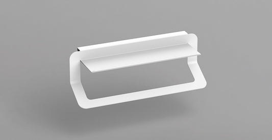 SONIA -QUICK TOWEL BAR & SHELF 16" WHITE