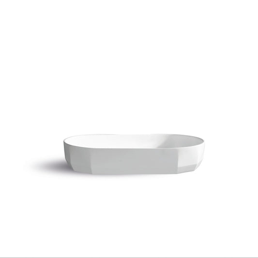 JEE-O Bloom Sink Oval top mounted Matte White