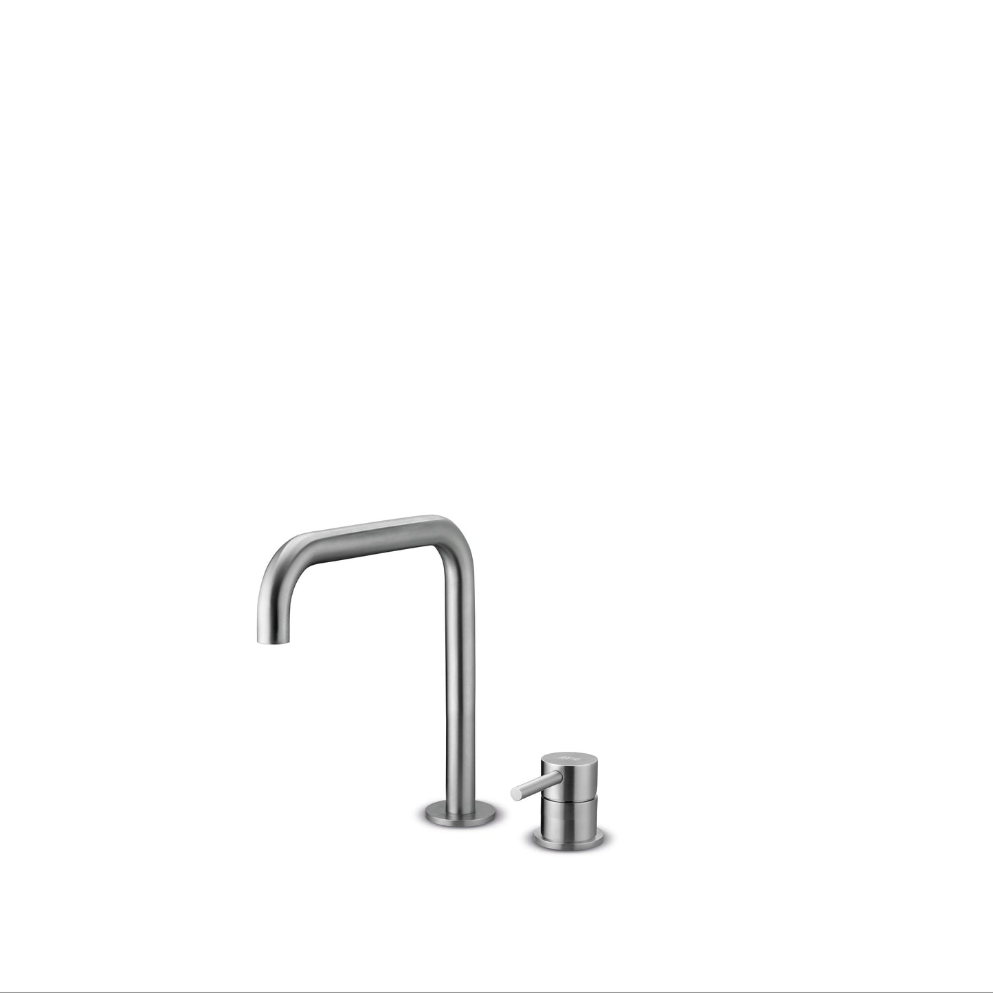 JEE-O Slimline Faucet 2 Hole Low Stainless Steel - Brushed
