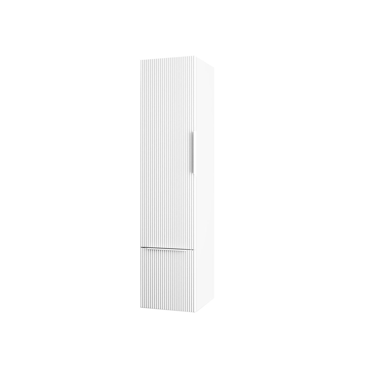 BH Premium Linen Cabinet 60" x 14" 1 door/1 drawer Fluted Front