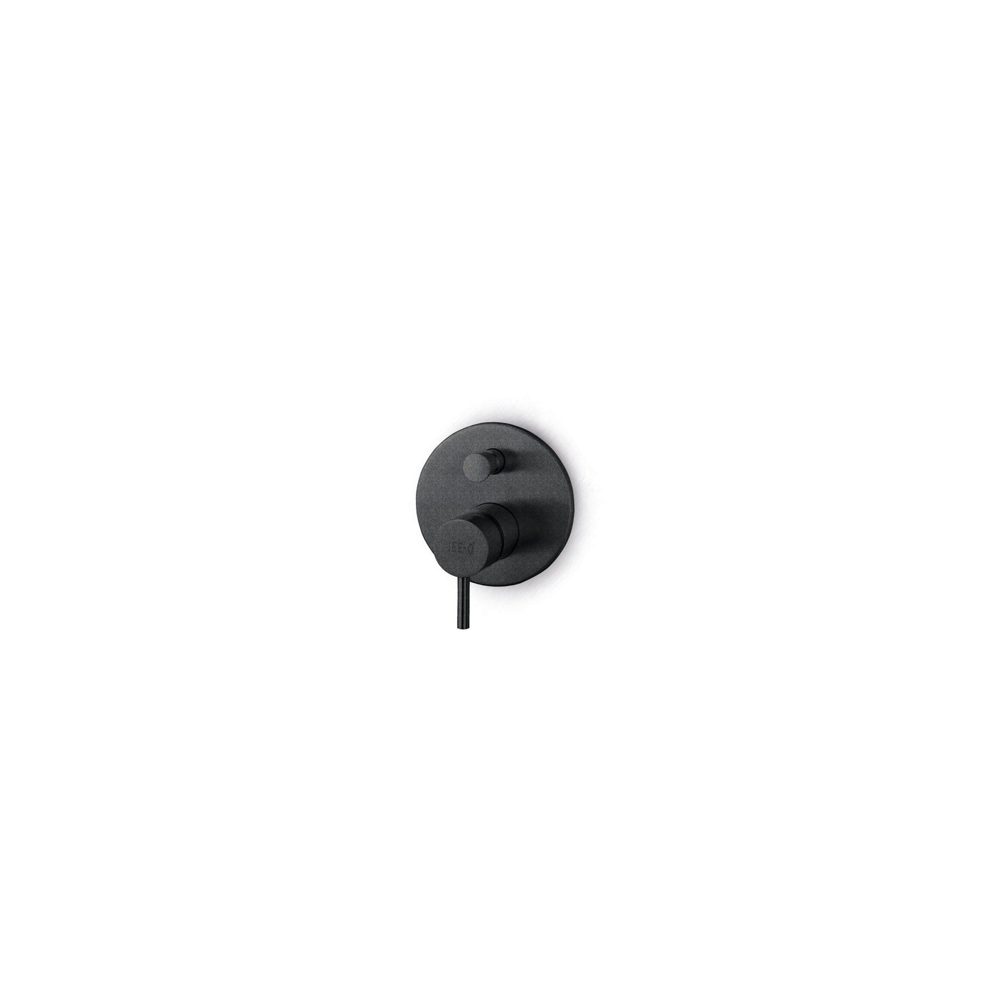 JEE-O Slimline Bath/Shower Faucet 02 Stainless Steel with diverter - Structured Black