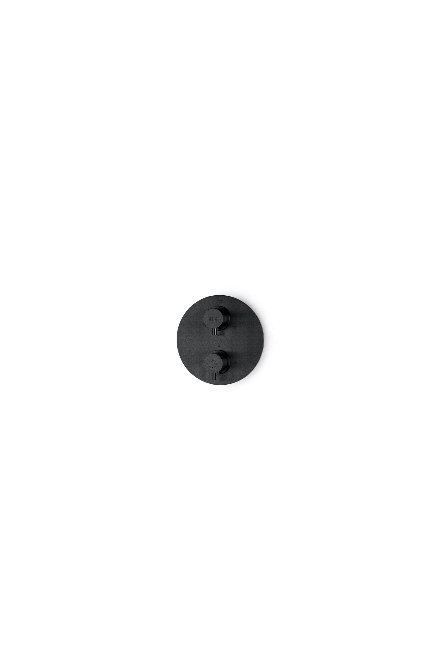 JEE-O Slimline TH Faucet Stainless Steel with diverter and concealed body, Structured Black