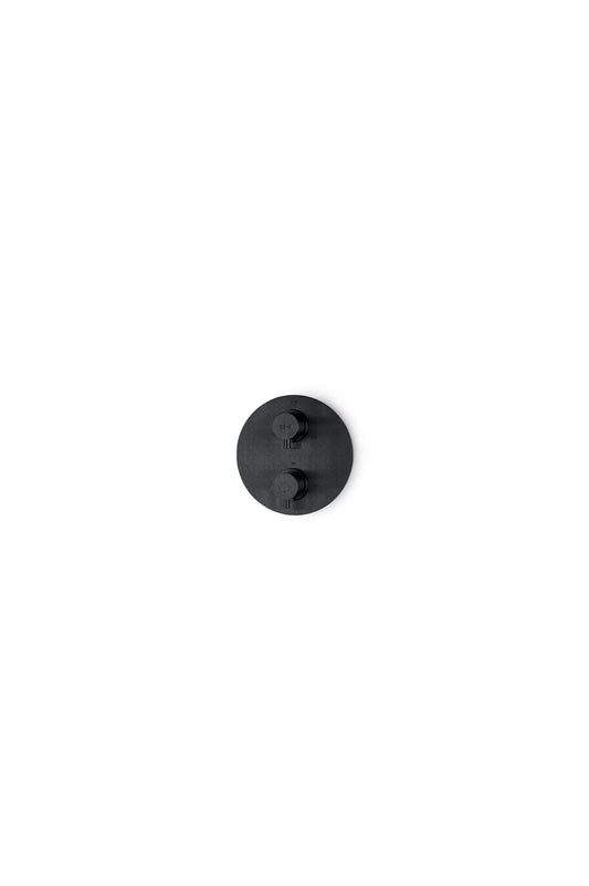 JEE-O Slimline TH Faucet Stainless Steel with diverter and concealed body, Structured Black