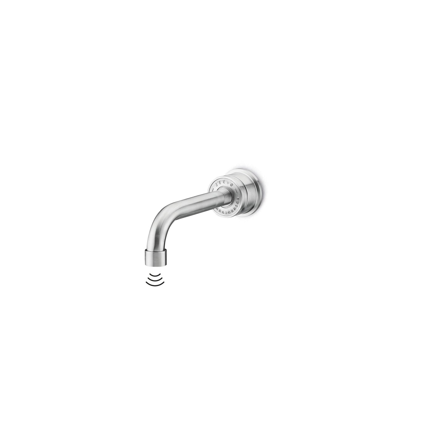 JEE-O Soho Basin Tap Wall Mounted with in-Spout infrared - Stainless Steel Brushed